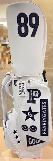 新品未使用】パーリーゲイツ PEARLYGATES合皮 スタンド式 キャディ