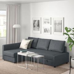 【ネット決済】IKEA　ソファベッド　コーナーソファ　グレー