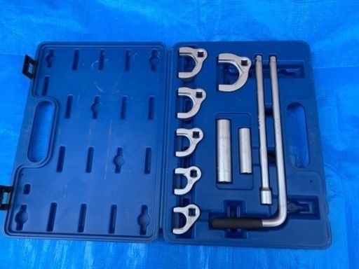 サンエイ 水栓用工具 立水栓締付工具セット マルチタイプ 14サイズのナットに対応 R3510S
