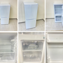 【地域限定送料無料】中古家電2点セット YAMAZEN冷蔵庫106L+Haier洗濯機4.5kg