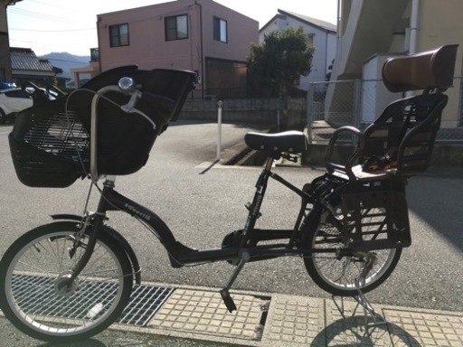 スイートリブ　20型　前後子供乗せ自転車【取引完了済】