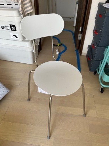 無印良品 スチールチェア グレー 美品