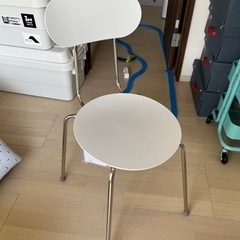 無印良品 スチールチェア グレー 美品