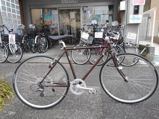 中古自転車１８６０　ブリヂストン　クエロ　CF7516 　７００×２８C　８段ギヤ　フレームサイズ　５４０㍉　身長１６７㎝から　ハンドルライト　ワイヤー錠