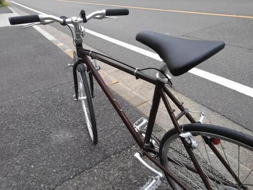 中古自転車１８６０　ブリヂストン　クエロ　CF7516 　７００×２８C　８段ギヤ　フレームサイズ　５４０㍉　身長１６７㎝から　ハンドルライト　ワイヤー錠 中古自転車1860 ブリヂストン クエロ CF7516 700×28C 8段