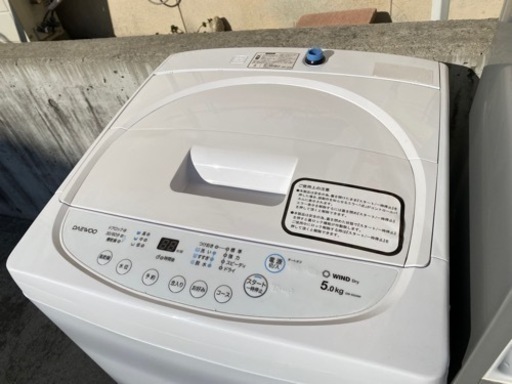 DAEWOO 2018年製 洗濯機 5K 一人暮らし 学生 単身 リサイクル 中古品