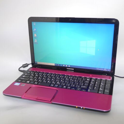 新品高速SSD ピンク ノートパソコン 中古美品 15型 東芝 T552/47GR 第3世代Core i5 8GB BD-R 無線 Bluetooth webカメラ Win10 Office
