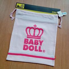 新品2ライン巾着　ピンク　L　ベビードールBABYDOLLベビド