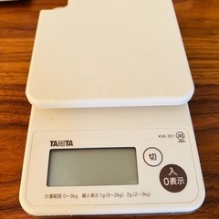 美品)タニタ KW-301-IV デジタルクッキングスケール (...
