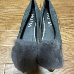 ふわふわファー付き♡パンプス♡使用回数少なめ