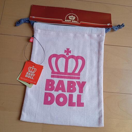新品巾着ピンクmベビードールbabydollベビド かりん 早島のキッズ用品 子供用バッグ の中古あげます 譲ります ジモティーで不用品の処分