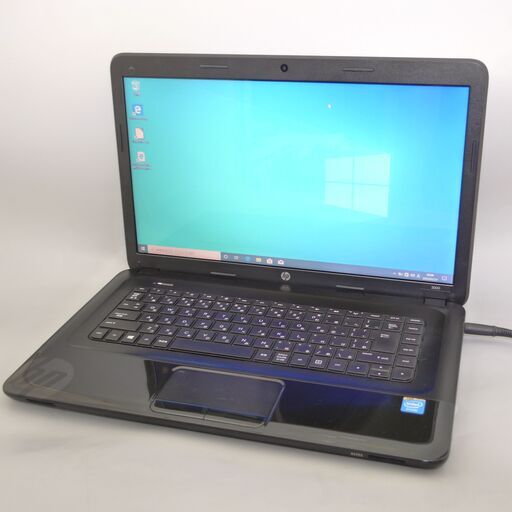 大容量HDD-500GB ノートパソコン 15.6型 HP 2000 中古良品 Celeron 4GB DVDRW 無線 Wi-Fi Bluetooth webカメラ Windows10 Office