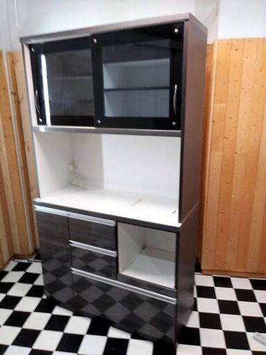 関家具　レンジ台　キッチンボード　 レンジボード　食器棚 1045×435×1870 岐阜　直接引き取り歓迎