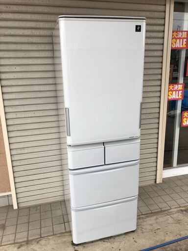 決算大特価!!シャープ 冷蔵庫 プラズマクラスターSHARP SJ-PW42X-W