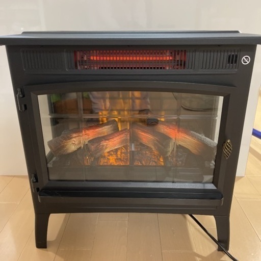 QVCジャパン 暖炉型電気温風機 - 生活雑貨
