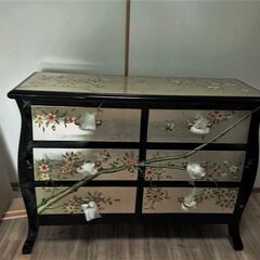 定価325000円　銀箔チェスト　ココシャネルも夢中になったシノワズリ　大容量　120*87.5*46㎝