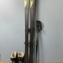 SALOMON サロモン CROSSMAX09 カービングスキーセット 板170cm ブーツ28cm ストック付