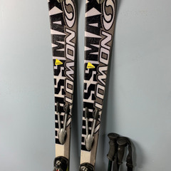 SALOMON サロモン CROSSMAX09 カービングスキーセット 板170cm ブーツ28cm ストック付