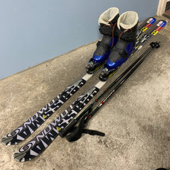 SALOMON サロモン CROSSMAX09 カービングスキーセット 板170cm ブーツ28cm ストック付
