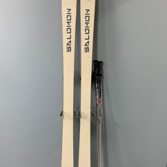 希少 SALOMON TENEIGHTY FOIL サロモン テンエイティ カービングスキーセット 板174cm ストック付 送料込み