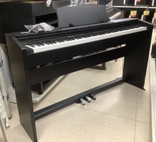 CASIO/カシオ 電子ピアノ Privia ブラックウッド調 88鍵 PX-770BK 2018年製 ACアダプタ付き【ユーズドユーズ名古屋天白店】 J1507