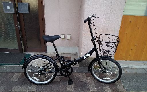 ADEL[アーデル]20吋 折り畳み自転車 シングル/ブラック
