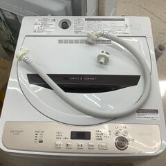 SHARP/シャープ 6kg 洗濯機 ES-GE6E-T 2021年製 風乾燥機能付【ユーズドユーズ名古屋天白店】 J1512 - 家電