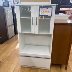 ◎B322　コンパクト　食器棚　木目調　幅：59cm　奥行：40...