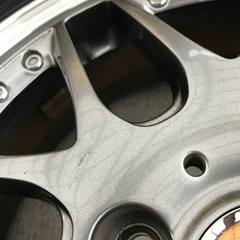 15インチアルミホイール　タイヤバリ山　美品