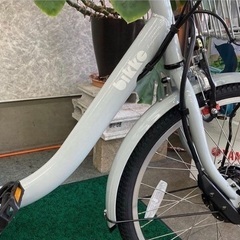 ブリヂストン子供乗せ電動自転車　ビッケ モブdd ブルーグレー