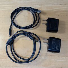 【SHARP】充電器2セット(5V,1A, USB TYPE-C)