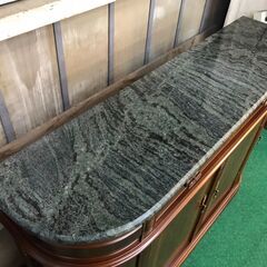愛品館八千代店】象嵌大理石 コンソールキャビネット