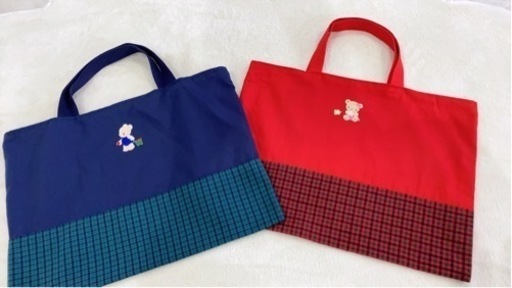値下げしました！レッスンバック　トートバッグ　ハンドメイド