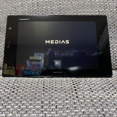 タブレット MEDIAS TAB N-06D ワンセグ docomo