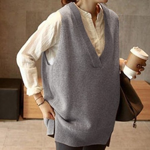 新品未使用amour Box Vネックノースリーブニットグレー みんみんねむねむ 唐橋前のニット レディース の中古 古着あげます 譲ります ジモティーで不用品の処分