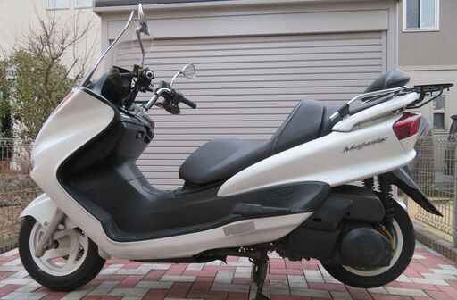 ヤマハ　マジェスティ250C　SG03J　5連メーター　鍵書類あり　フルノーマル　パールホワイト　ビックスクーター