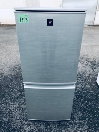 1573番 SHARP✨ノンフロン冷凍冷蔵庫✨SJ-PD14X-N‼️