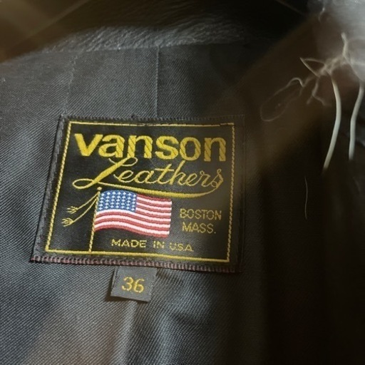 Vanson レザージャケット　中古