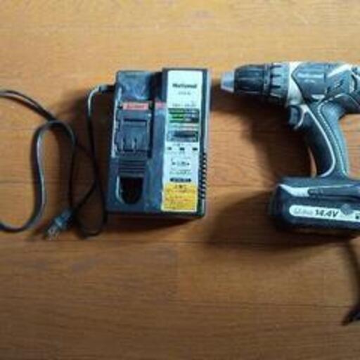 (電動工具)ナショナル充電ドリルドライバー14.4V（EZ7440)