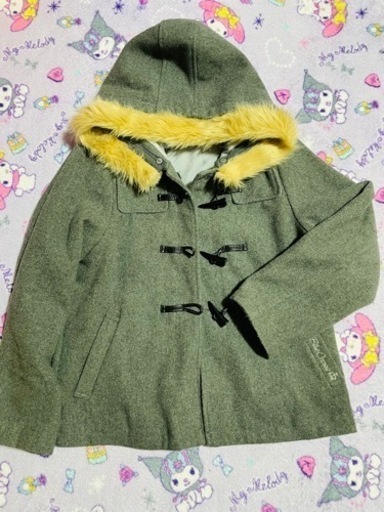 女の子コートブルークロスガールズダッフルコート M 150cm ノア 鴫野の服 ファッションの中古 古着あげます 譲ります ジモティーで不用品の処分