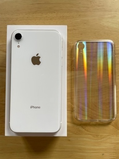 送料&加工料込 iPhone XR White 64 GB SIMフリー - スマートフォン本体