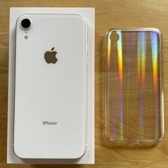 商談中【極美品】iPhone XR White 64 GB SI...
