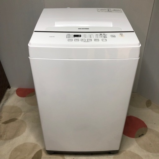 洗濯機 アイリスオーヤマ 6kg 2021年製 美品 ☆プラス3000〜にて配送可