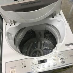 ☆シャープ 洗濯機 ES-G55UC W570×D540×H890