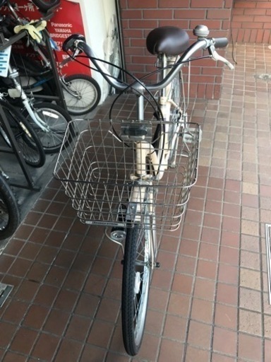 24インチ 内装3段変速 ledライト さびにくいステンレスかご パンクし