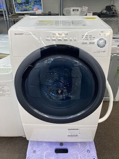 2021年製　☆美品☆ ドラム式洗濯機 シャープ　7ｋｇ 　ES-S7D-WR