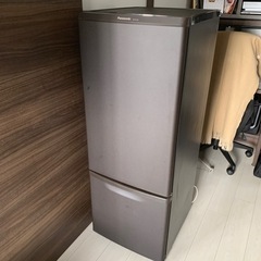 Panasonic 冷蔵庫 168L ブラウン 2ドア