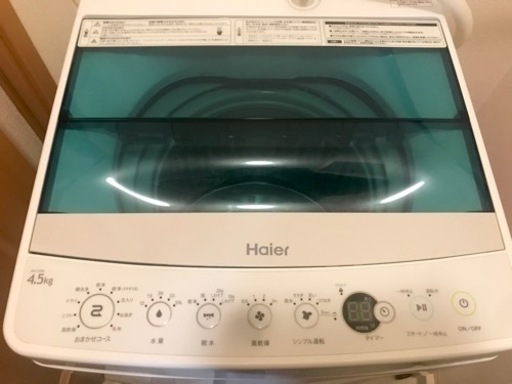 Haier 洗濯機 4.5kg【取扱説明書有】 - 生活家電