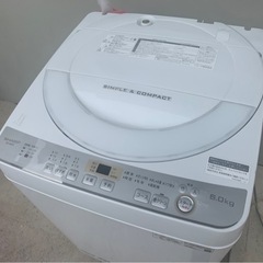 ☆美品☆SHARP 全自動洗濯機 6kg