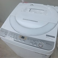 ☆美品☆SHARP 全自動洗濯機 6kg